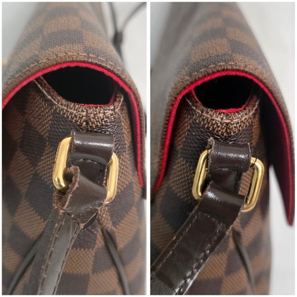 Auth Louis Vuitton Damier Ebene Besace Rosebery And Zipper Wallet Bundle - Picture 14 of 16